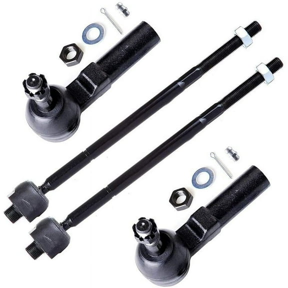 CCIYU Front Inner Outer Tie Rod End fit for 2006 2007 2008 2009 2010 2011 for Buick Lucerne for Cadillac DTS 4pcs Suspension Kit
