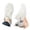 White, variant on Dakaela Barefoot Shoes for Men Breathable Wide Toe Box Zero Drop Water Shoes Gym Workout Minimalist Running Hiking Sneakers Size 7-10 Black