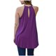 thumbnail image 5 of Blusa informal sin mangas con cuello en V y encaje con hombros descubiertos para mujer Pompotops  lopia998328, 5 of 5