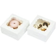 thumbnail image 4 of cajas de galletas blancas, cajas de pastelería de macarrón, cajas de panadería con ventana, 4 of 4