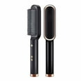 thumbnail image 1 of Unisex alisador cepillo rizador de pelo cepillo eléctrico calor peine alisador Negro ARSFRIC HWR SMART CUTE 99, 1 of 5