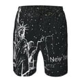 thumbnail image 3 of Balery New York City1 Traje de Baño Estilo Hawaiano para Hombre, Shorts de Secado Rápido con Bolsillos-3X-Large, 3 of 6