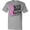 AC-Heather Grey, variant on Inktastic Never Stop Fighting Breast Cancer Awareness T-Shirt