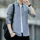 thumbnail image 4 of Camisas Slim Hombre Manga Larga Casual Caballeros, 4 of 7
