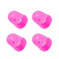 thumbnail image 1 of EeaseCA 4 Pcs Guitar Fingertip Protectors Silicone Finger Guards Finger Picks Protector Finger Caps for Ukulele Electric Guitar Mandolin - Rose Red (M), 1 of 7