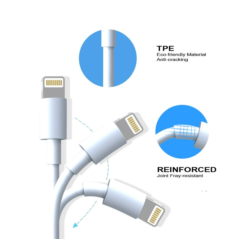 Usb Cable Original Vs Fake Apple Adapter MFi Certified Feet (2 M