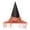 Orange, variant on Waroomhouse Halloween Witch Hat Lace Spider Web Decor Large Brim Pointed Wizard Sorceress Cosplay Haunted House Carnival Party Costume Cap Headwear