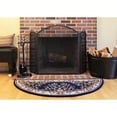 thumbnail image 2 of Achla Designs Minuteman International Arched Three-Fold Fireplace Screen, 52.5 Inch Long, Graphite Finish, 2 of 4