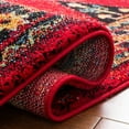 thumbnail image 5 of SAFAVIEH Vintage Hamadan Liana Oriental Runner Rug, Red/Black, 2'3" x 8', 5 of 8