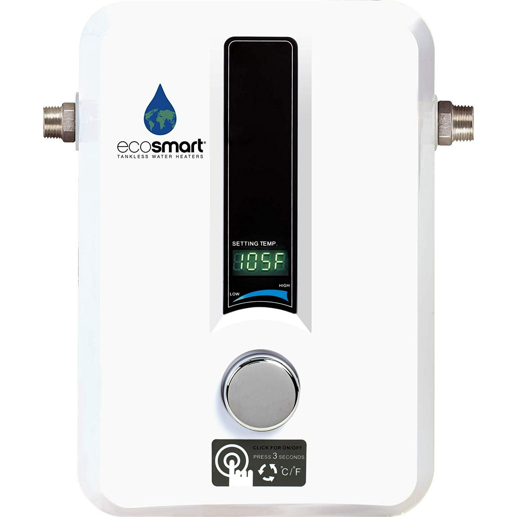 EcoSmart 8 KW Electric Tankless Water Heater, 8 KW at 240 Volts with  Patented Self Modulating Technology - Walmart.com
