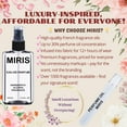thumbnail image 2 of Perfume Miris Inspired Eau de Parfum 100 ml para mujer, 2 of 8