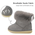 thumbnail image 2 of Toddler Snow Boots Girls Winter Boots,Grey B,11 Little Kid=CN30, 2 of 7