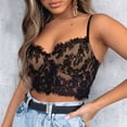 thumbnail image 4 of XFHLMJFF Sports Bras For Women No Underwire 2024 Soft Trendy Breathable Front Buckle Embroidered Gathered Thin Cotton Cup Without Steel Ring Summer Cozy Bra, 4 of 5