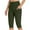 Army Green, variant on Moxiu Clearance Capri Leggings for Women High Waisted Knee Length Shorts Yoga Summer Workout,Women's Capri Leggings with Pockets Exercise Stretchy Fitness