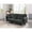 Black, variant on Uspridefurniture Bernal 75.6"W Velvet Futon Sofa Bed Sleeper, Rose