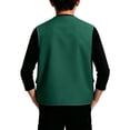 thumbnail image 7 of TGSLY Utility Cargo Vest for Children Lightweight Zip Up Sleeveless Layering Gilet Loose Casual Solid Color Fall Winter Outdoor Waistcoat 7-8 Years, 7 of 7