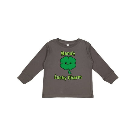 

Inktastic Nana s Lucky Charm Gift Toddler Boy or Toddler Girl Long Sleeve T-Shirt