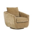 thumbnail image 2 of Beautiful Louisa Swivel Chair by Drew Barrymore, Latte, 2 of 9