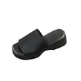 thumbnail image 1 of Thick-Soled Square-Toe Casual Sandals for Women, Soft Upper Material, Elastic Sole, Lightweight Design, Breathable Fit, Versatile for Spring Summer Outings, 1 of 5
