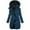 Blue, variant on Women's Long Waterproof Windproof Winter Coat, Hooded Fleece Lined Parka with Thermal Insulation, Plus Size Extended Length Jacket for Women, Stormproof Outerwear for Harsh Weather Conditions Beige L