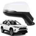 thumbnail image 2 of Right Passenger Side Mirror for 2019-2024 Toyota Rav4 Power Heated Lamp BSM Door Mirror for 2019 2020 2021 2022 2023 2024 Toyota Rav4 SUV Accessory, White, 2 of 6