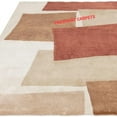 thumbnail image 3 of Papercut Modern Hand-Tufted Rug in Red Terracotta Area Rug, 3 of 5