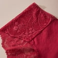 thumbnail image 4 of Women's Cotton Underwear Women's Large Size High Waist Breathable Thin Thong Lace Breathable Seamless Underwear Red XXL, 4 of 7