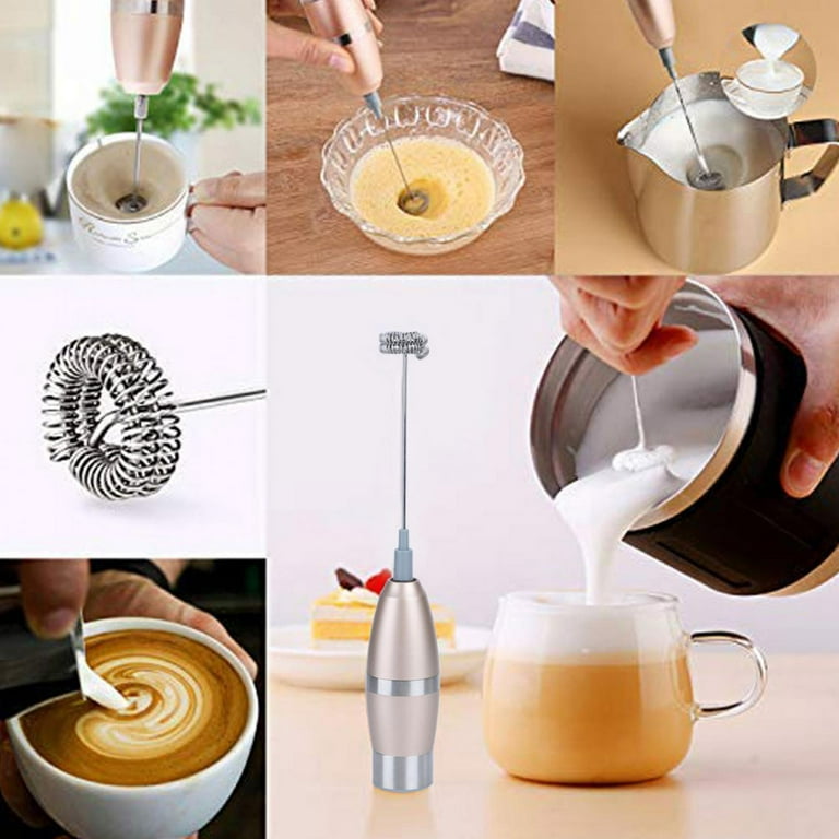 Rose Gold Frother / battery-operated