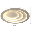 thumbnail image 6 of Modern Acrylic Ceiling Light Flush Mount LED Ceiling Light (Stepless Dimming), 6 of 7