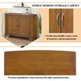 thumbnail image 6 of Buffet Sideboard Cabinet with Storage, 47.2" Modern Farmhouse Entryway Table with 2 Doors and Adjustable Interior Shelf for Kitchen, Dining Room, Living Room, Entryway, Natural, 6 of 8