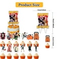 thumbnail image 4 of 32-Piece For Chainsaw Man Cartoon-Themed Birthday Party Decorations Set – Includes Banner, Cake Topper, 12 Cupcake Toppers, and 18 Balloons, 4 of 5
