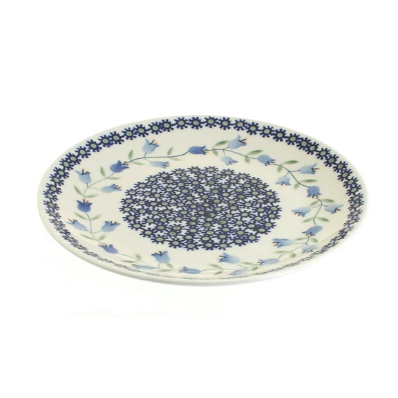 Blue Rose Polish Pottery Tulip Lunch Plate