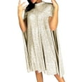 thumbnail image 1 of Ketyyh-chn99 Robes de Soirée pour Femmes Robe de Mariée Robe de Fête Col en V Élégante Robe Longue Formelle Robes de Soirée pour Femmes Or,TG, 1 of 5