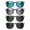 Black+Green+Blue+Sliver, variant on 4PCS Polarized Clip for Ray-Ban Meta RW4006/RW4012 Series & Gen 2 (M Size, 50-22), Color Changing Clip Set for Meta Smart Glasses UV Protection, Discoloration Clip for Meta, Silver+Blue+Yellow+Purple