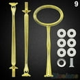 thumbnail image 2 of Flmtop Multi-Style 2 Or 3 Tier Plate Handle Fitting Hardware Rod Tool Cake Plate Stand, 2 of 8