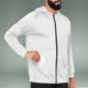 thumbnail image 2 of Blusa de manga larga con capucha para hombre, color liso, informal, holgada, a la moda, elástica, deportiva, con cremallera y bolsillo, blusa de manga larga con capucha, blusa de poliéster para hombre, 2 of 5