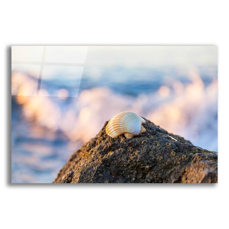 Epic Art Shellview Surf by Chris Moyer Acrylic Glass Wall Art 16 x12