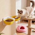 thumbnail image 5 of Goowood Elevated Dog Bowls Wall Mounted Raised Cat Bowls Double Detachable Anti Vomiting Pet Bowl Set for Indoor Cats and Dogs Comfortable Feeding, 5 of 8