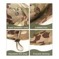 thumbnail image 3 of Zylioo XXL Camo Boonie Hats,Adjustable Travel Sun Hats for Hiking Camping Safari,Oversized Lightweight Fishing Hat, 3 of 6