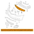 thumbnail image 3 of For 07 08 09 Mazda3 Front Bumper Cover Face Bar Impact Energy Absorber Foam Pad, 3 of 5