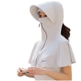 thumbnail image 6 of Fewfanhot Full Coverage UPF Sun Hood Hat, Integrated Face Neck Shoulder Protective Sun Visor Hat Breathable Outdoor Cycling Sun Cover, 6 of 6