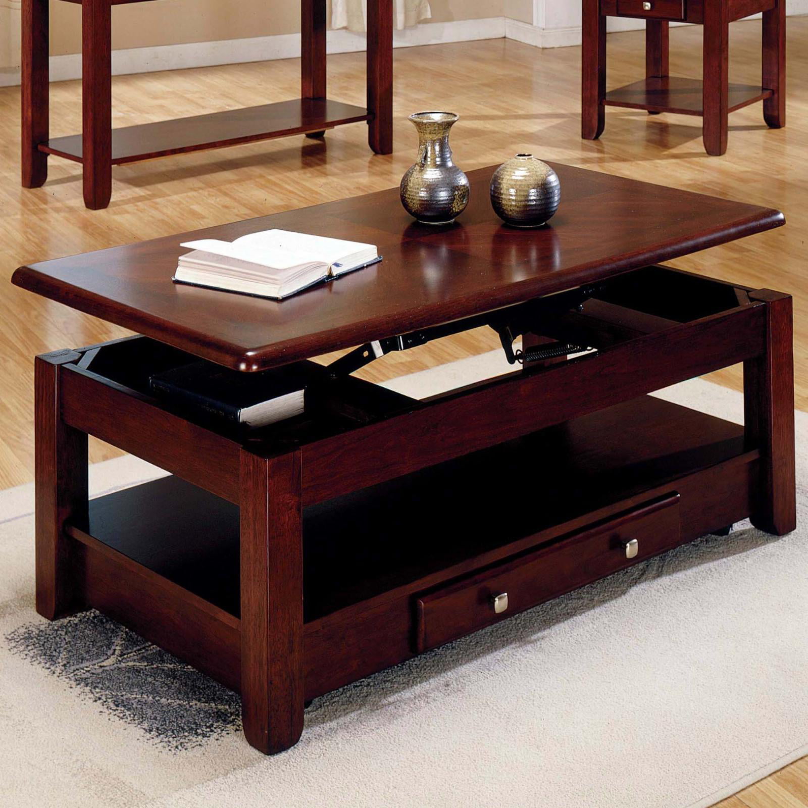 Steve Silver Nelson Lift Top Coffee Table in Cherry 