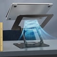 thumbnail image 2 of Support d'Ordinateur Portable Polyvalent, Base Pliable et Portable Rotative à 360°, Design Ergonomique pour Ordinateurs Portables de 10-16 Pouces, 2 of 5