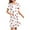 White, variant on Sakmal with Pockets Moomoo Nightgowns for Women White Cute Sleepwear Short Sleeve Hearts Print Nightgowns