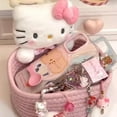 thumbnail image 3 of Hello Kitty Storage Basket Box Holiday Birthday Gift Home Decorative, 3 of 11