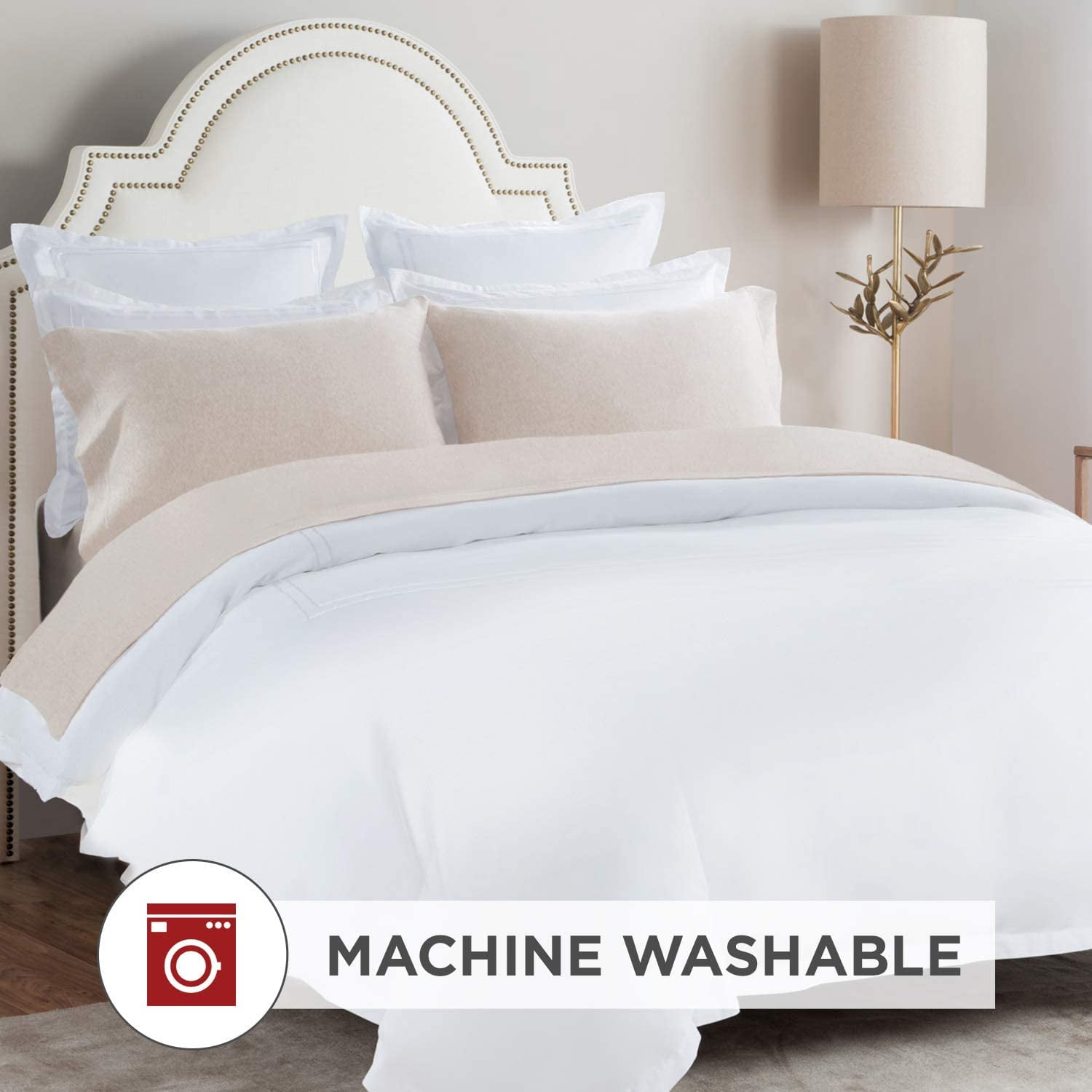 Briarwood Home 100 Turkish Cotton Heather Flannel Bed Sheet 4 Piece