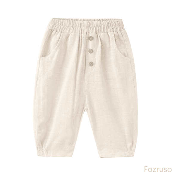 Fozruso Girls Cargo Pants Kids Toddler Toddler Girls Spring Summer Solid Cool Pocket Street Style Hip Hop Pants Clothes Sizes 18-24 Months