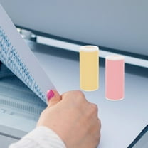 OUNONA 8 Rolls Thermal Sticker Paper for Mini Printer Compatible with Pocket Printers Assorted Colors