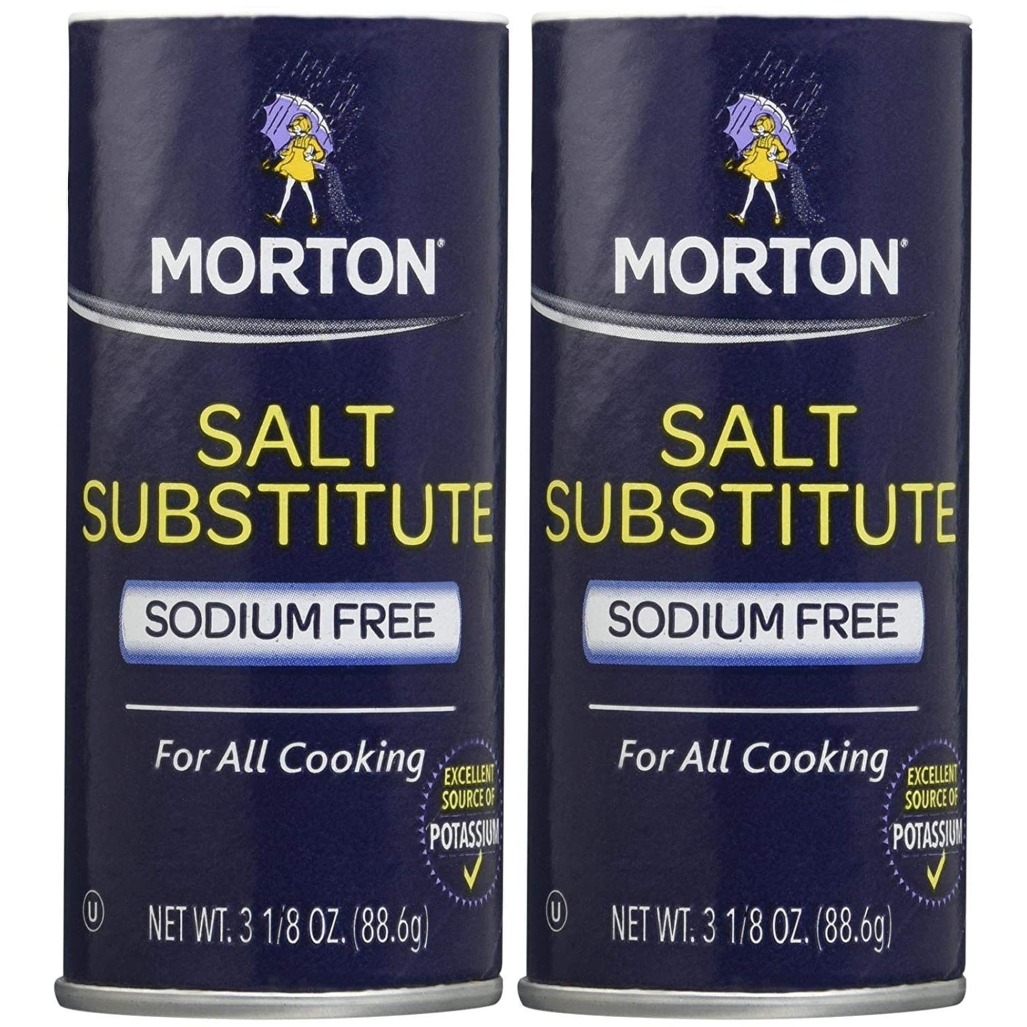 Morton Salt Substitute, 3.12 RE32 oz, 2 pk