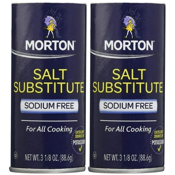 Morton Salt Substitute, 3.12 RE32 oz, 2 pk